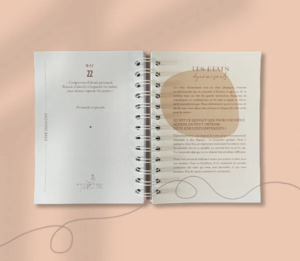 « Prends soin de toi » Mon Paper Coach - Livre de développement personnel – Image 2